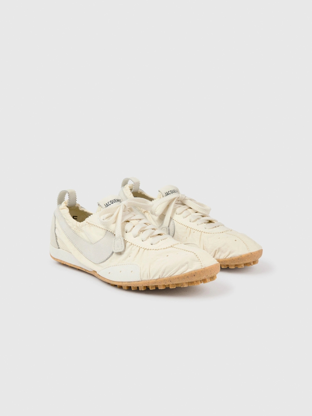 Jacquemus Cream and Gum Retro Runner Sneakers